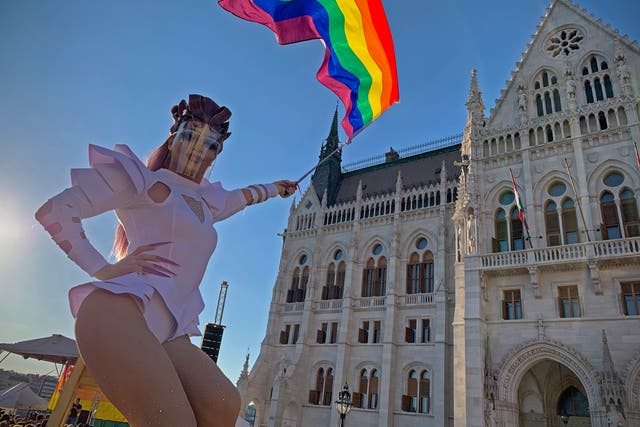 APTOPIX Hungary LGBT Demonstration