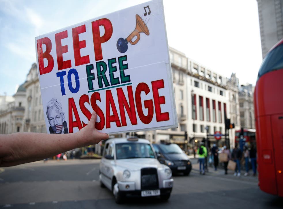<p>Julian Assange has been held in London’s Belmarsh Jail since April 2019 </p>