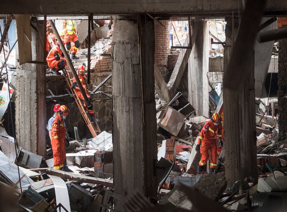 CHINA-EXPLOSION DE GAS