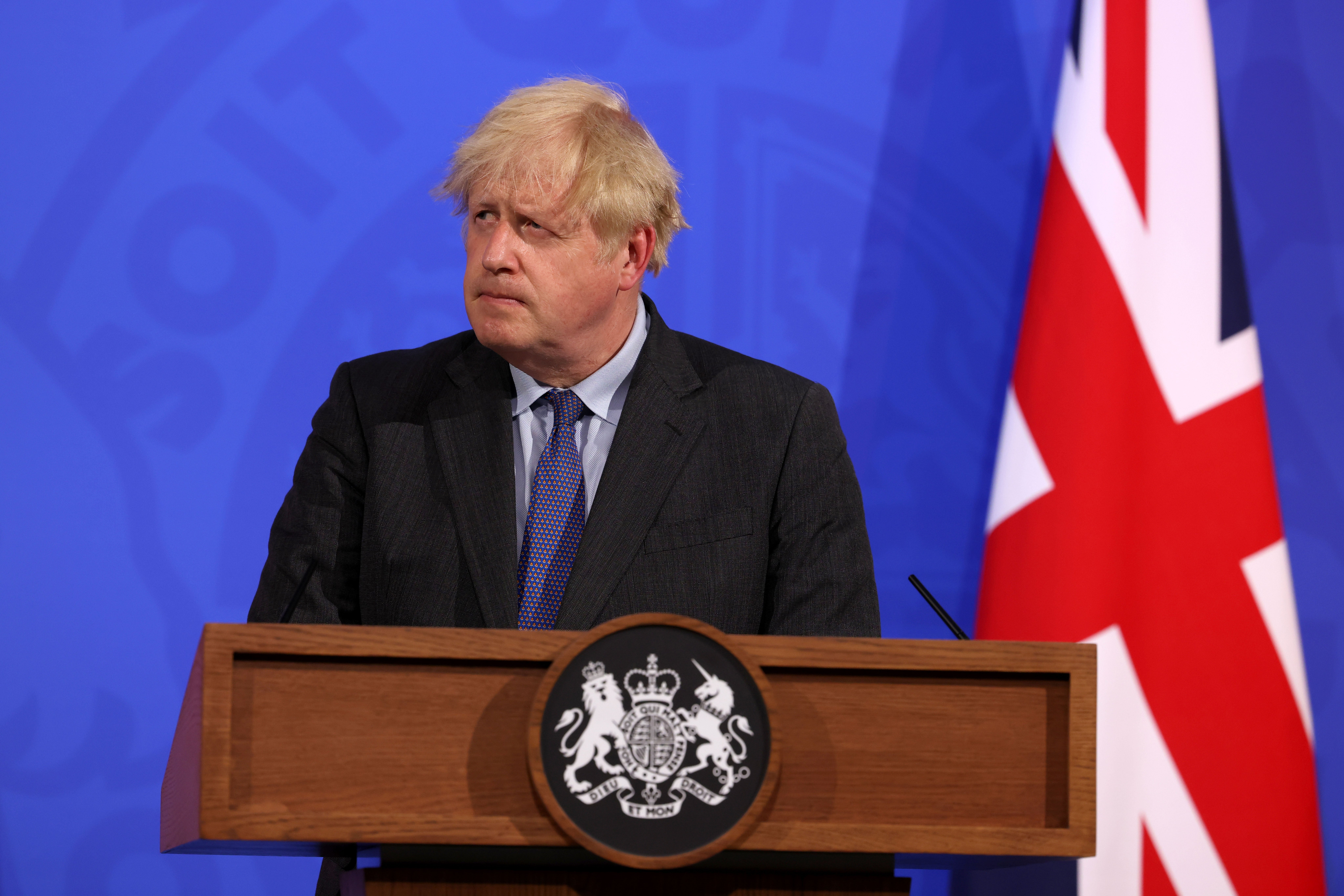Boris Johnson announced on Monday the lockdown exit would be delayed