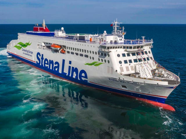 <p>New horizon: Stena Estrid will operate the first ferry link between Holyhead and Belfast</p>