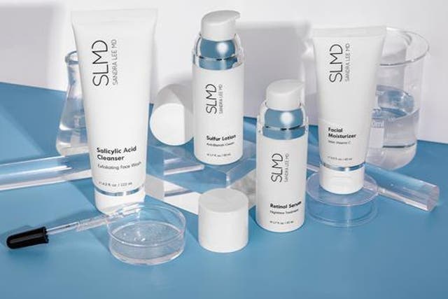 <p>Dr Sandra Lee, also known as Dr Pimple Popper, has launched her skincare brand SLMD Skincare in the UK</p>
