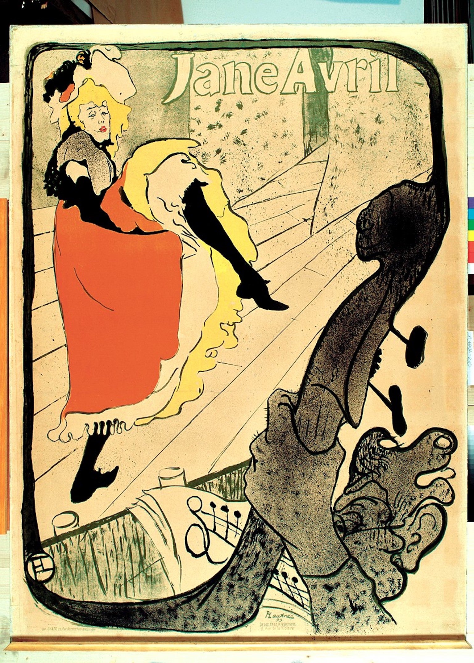 Jane Avril featured heavily in Henri de Toulouse-Lautrec’s graphic posters