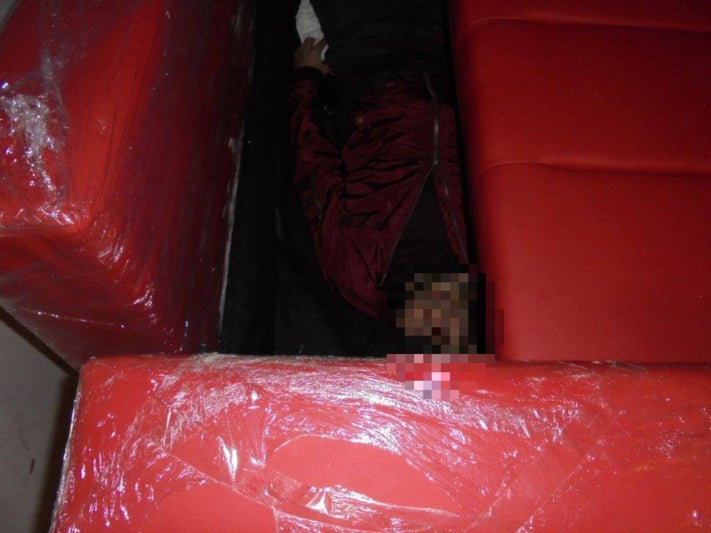 A man has been jailed for trying to smuggling people into the UK in sofas