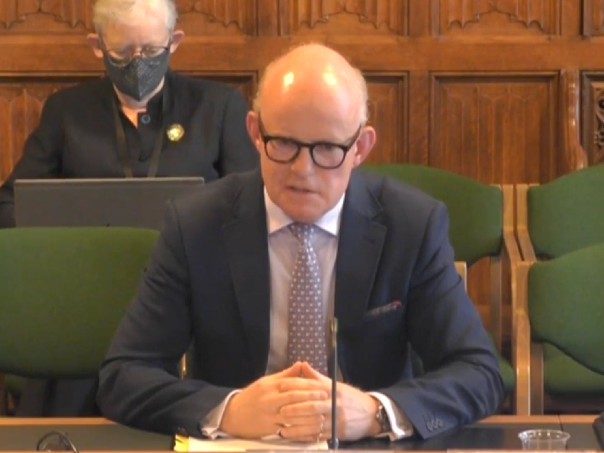 <p>Hill appears before the Justice Committee on Tuesday to discuss failings of the Hillsborough trial as well as other cases</p>