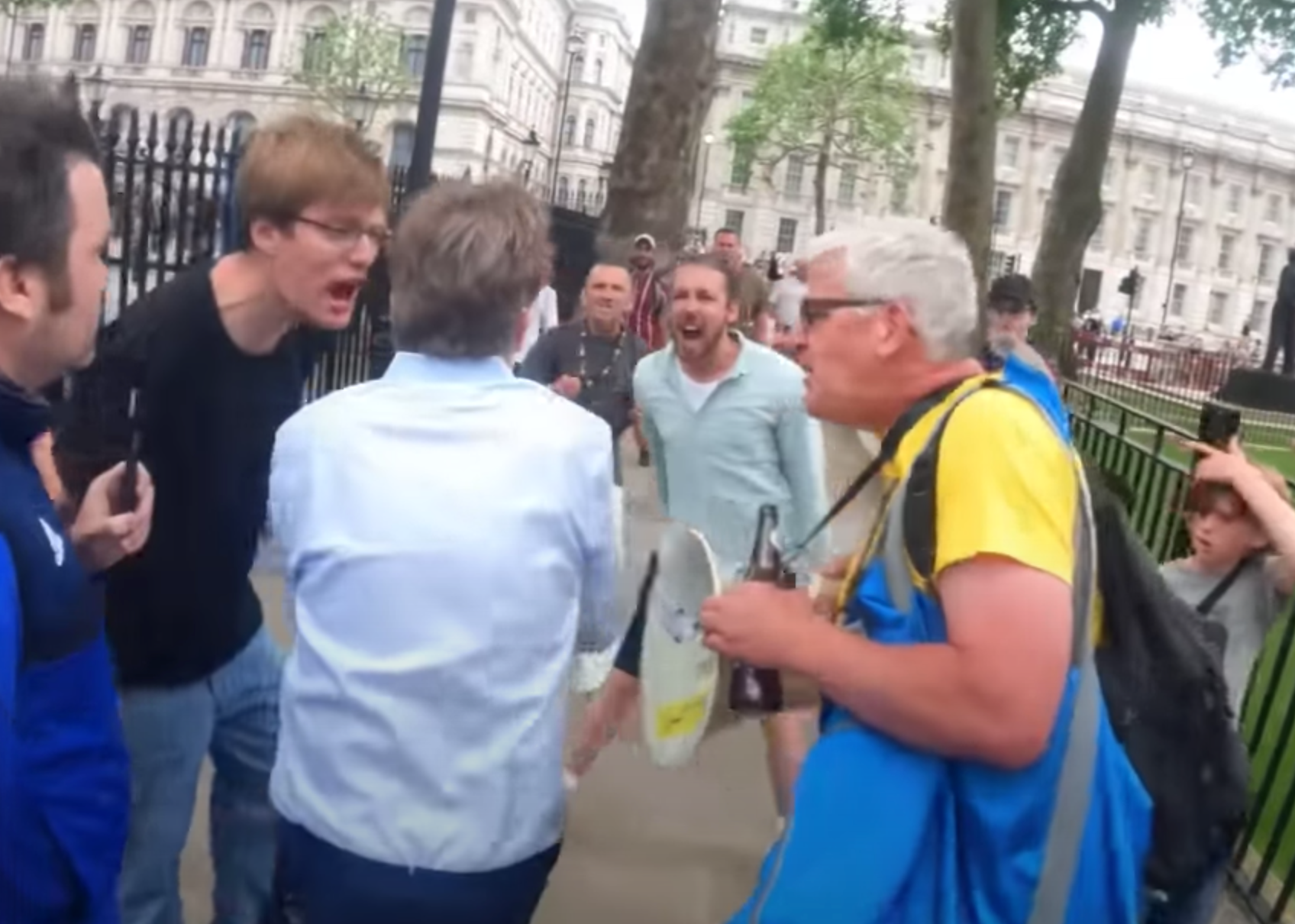 Newsnight’s Nick Watt was chased down the street by anti-lockdown protesters