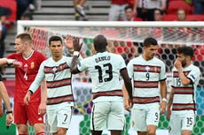 Hungary vs Portugal: Player ratings as Cristiano Ronaldo makes history in Euro 2020 win