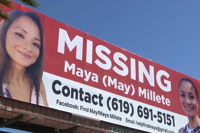 <p>Maya Millete went missing in January after making an appointment with a divorce lawyer. </p>