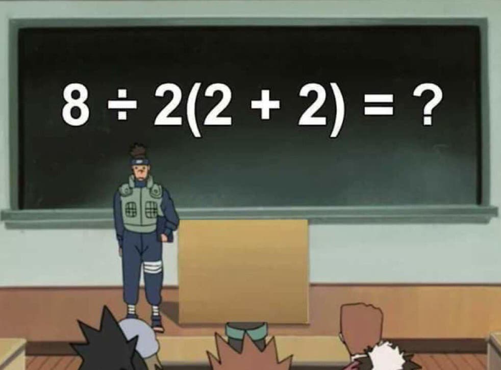 viral math question divides the web and has even confused calculators indy100