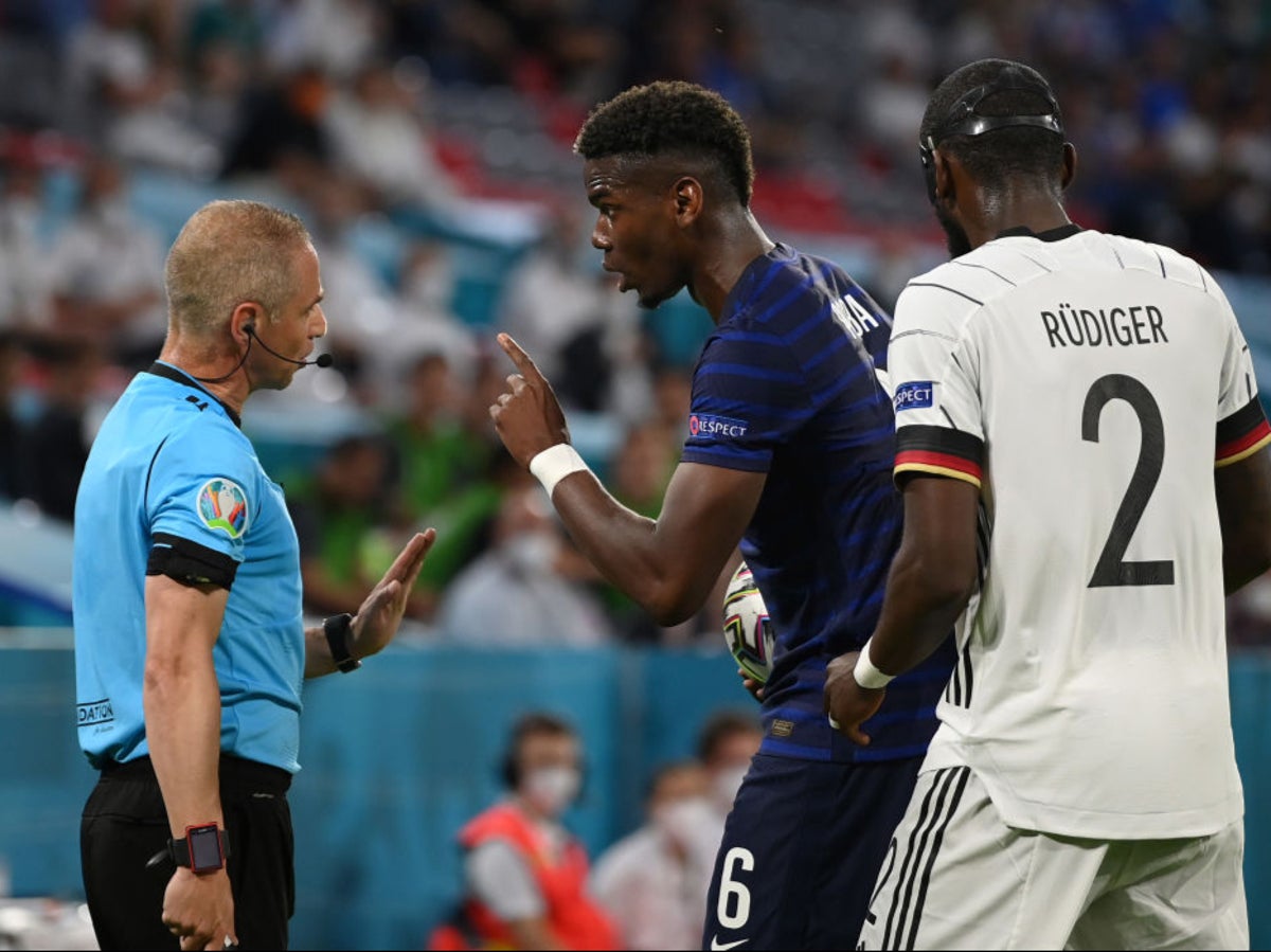 Did Antonio Rudiger bite Paul Pogba?