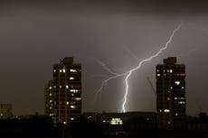 UK weather: Heatwave to give way to thunderstorms and hail