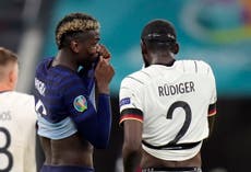 Antonio Rudiger: Germany defender cleared of biting Paul Pogba during Euro 2020 game
