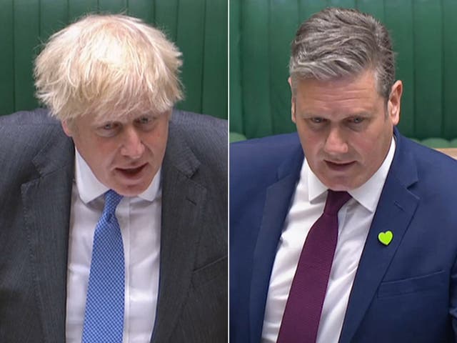 <p>A YouGov poll put Keir Starmer almost level with Boris Johnson when people were asked who would make the best prime minister  </p>