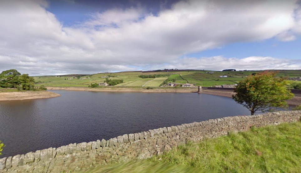 Ponden Reservoir, near Haworth, Bradford, where a 27-year-old man’s body was recovered Tuesday evening