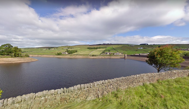 <p>Ponden Reservoir, near Haworth, Bradford, where a 27-year-old man’s body was recovered Tuesday evening</p>