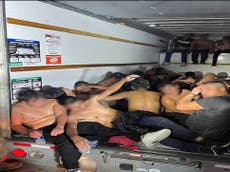 US Border Patrol agents find more than 30 migrants suffering from heat in U-Haul truck in Texas