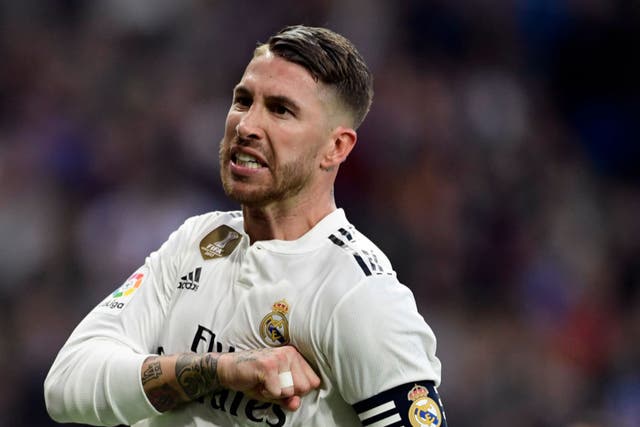 <p>Sergio Ramos will leave Real Madrid this summer</p>