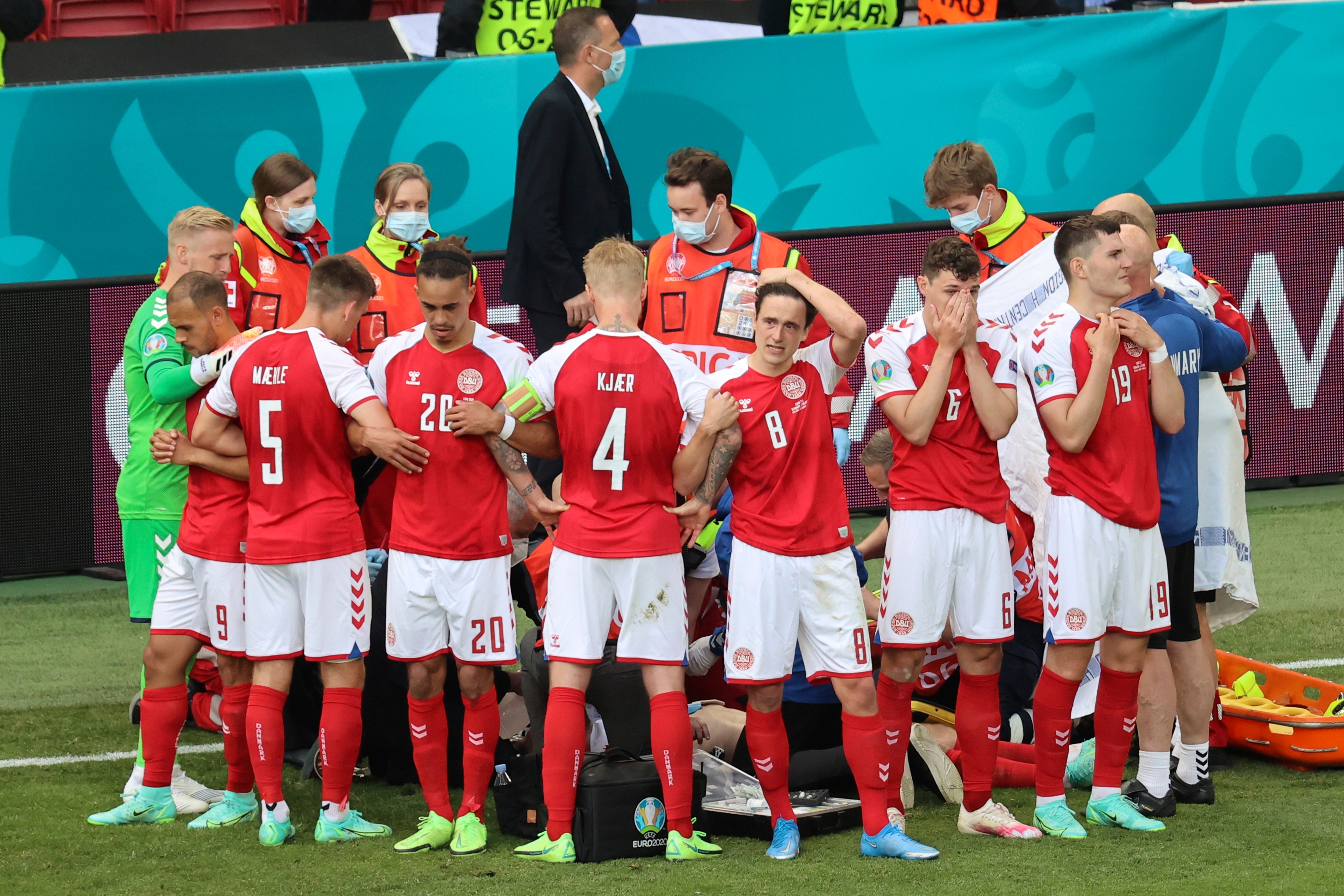 Denmark are back in action for the first time since their harrowing experience at the weekend