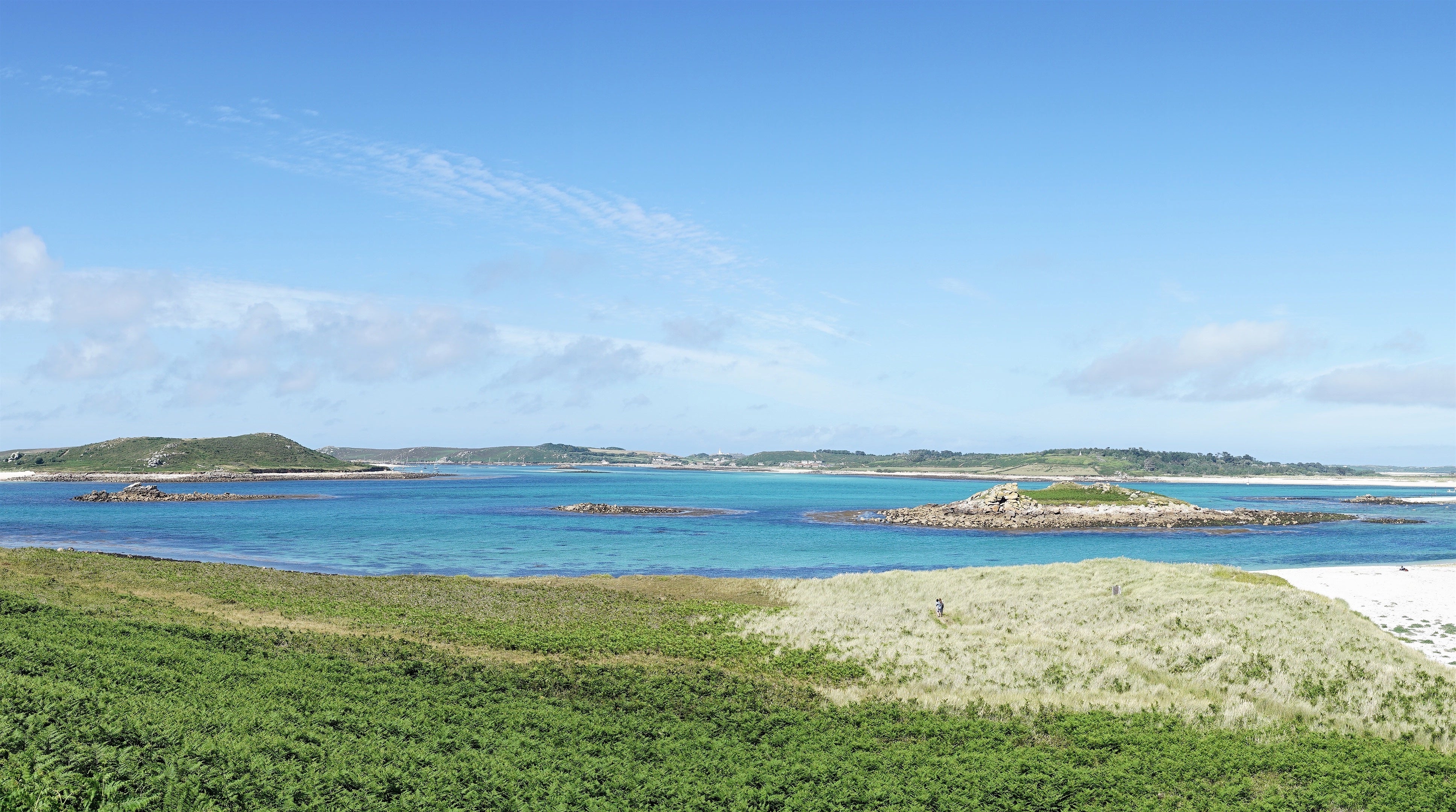 The view from Bryher, Isles of Scilly, today