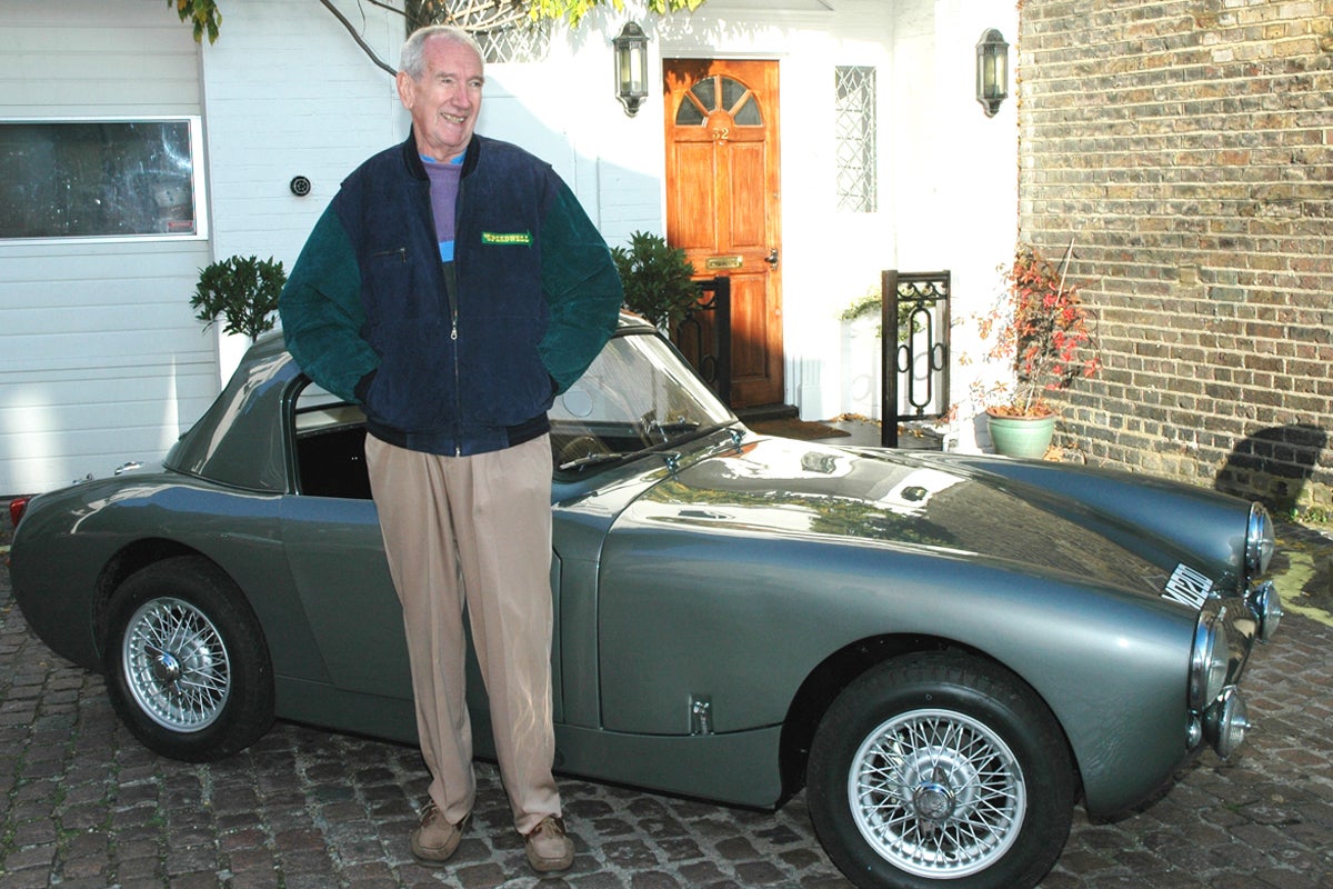 Sprinzel, pictured with his most famous car