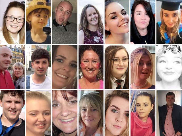 <p>Victims of the Manchester Arena bombing</p>