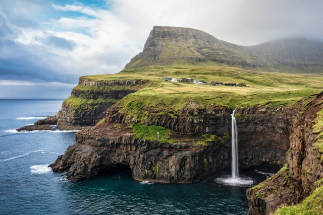 <p>Visit the Mulafossur waterfall on the Faroe Islands this summer</p>