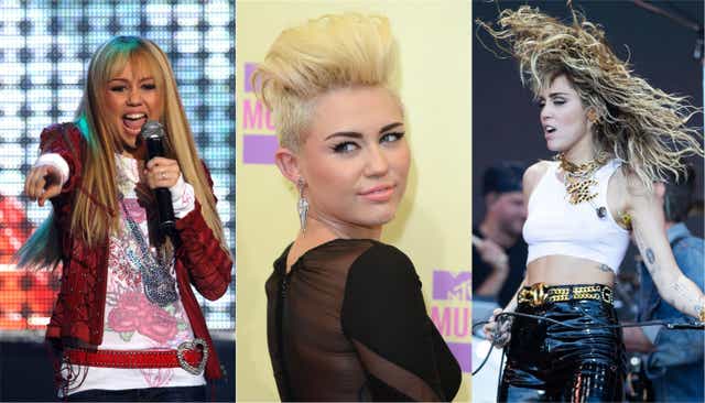 Composite of Miley Cyrus