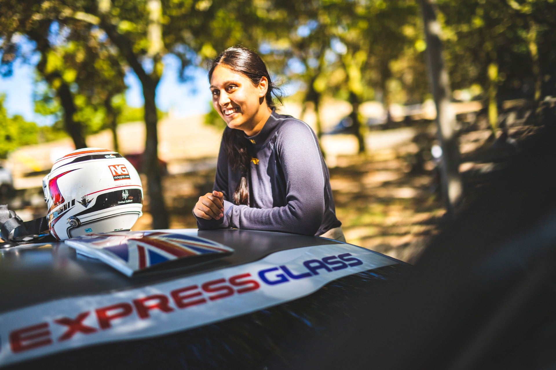 Tejpar is competing in the European Rally Championship