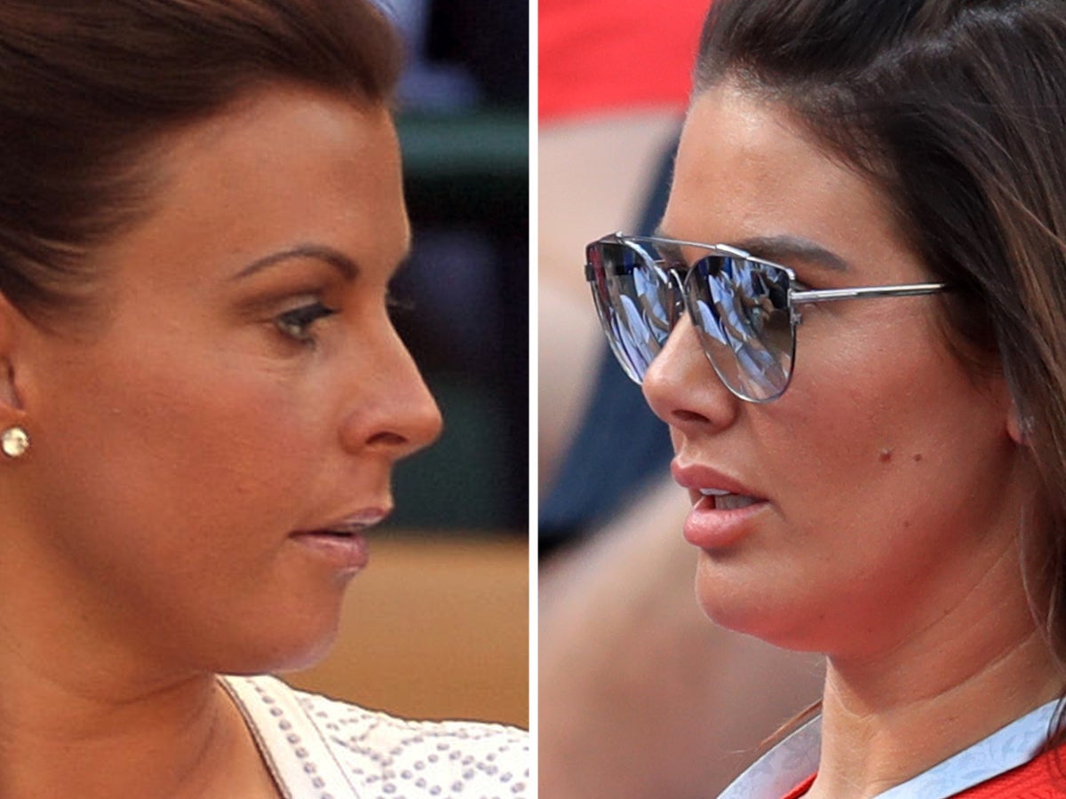 <p>Rebekah Vardy (right) is suing Coleen Rooney for libel after she accused her of selling fake stories to the press</p>