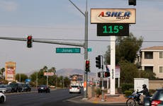 ‘I feel like I’m going to pass out’: Las Vegas struggles amid surging heatwave