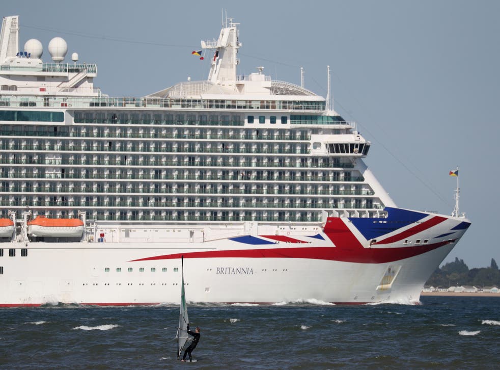 <p>P&O's cruise ship Britannia</p>