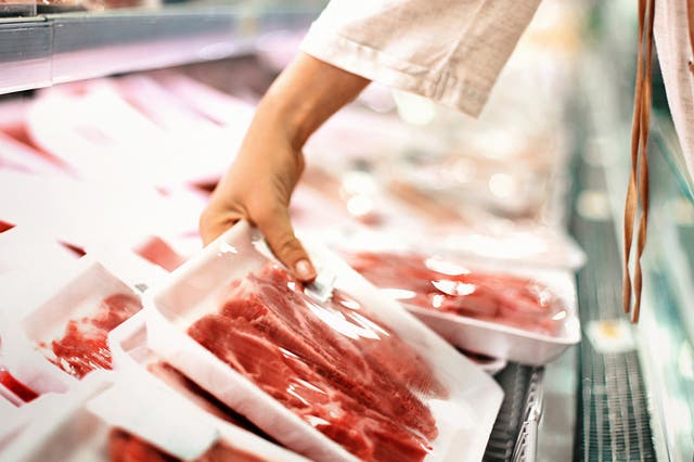 <p>The meat was said to have been sourced from South America and Europe (stock image) </p>