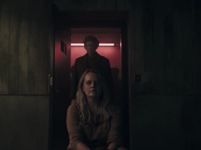 <p>Elisabeth Moss and Ann Dowd in season four episode three of ‘The Handmaid’s Tale'</p>