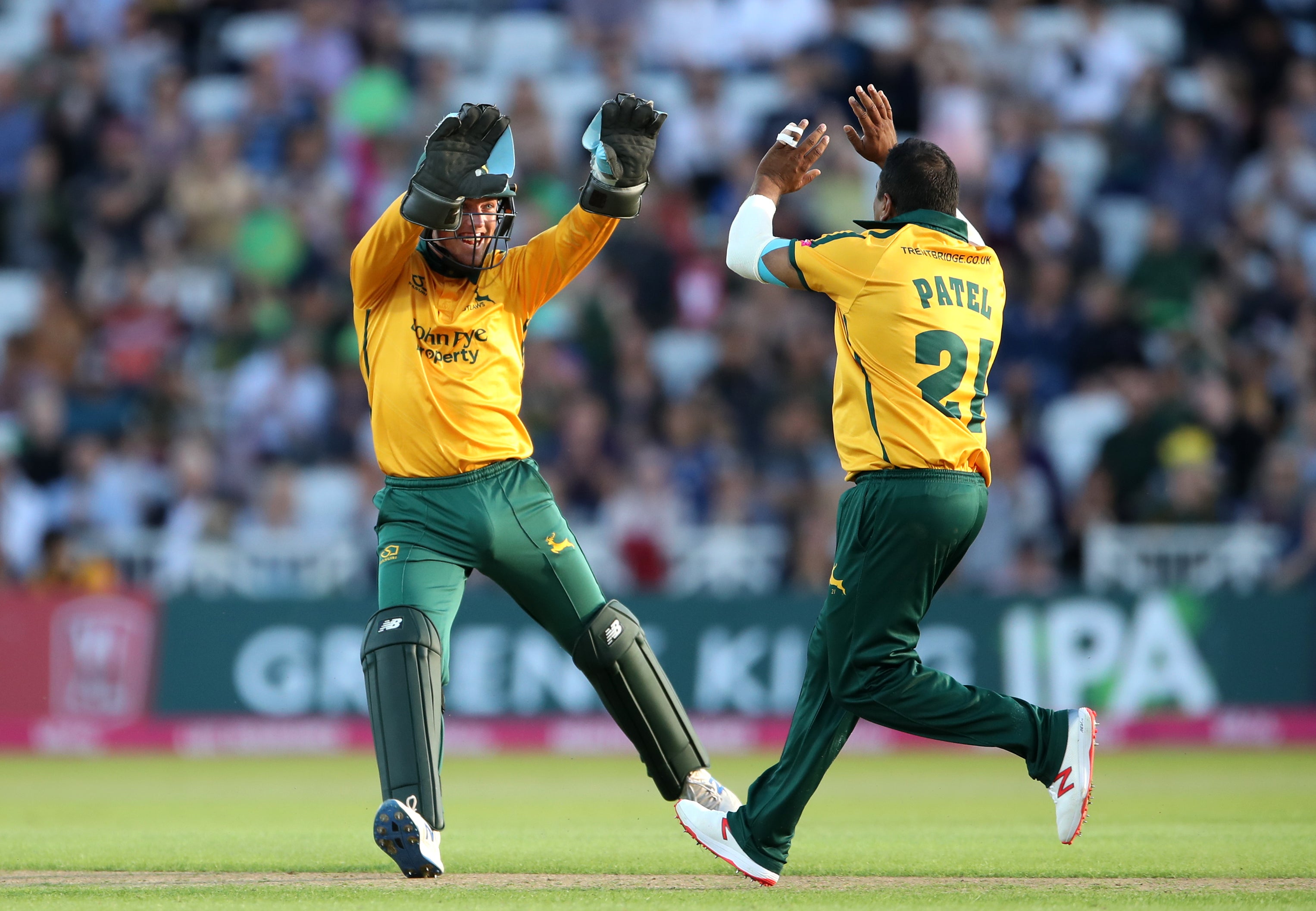 Samit Patel starred for Nottinghamshire in their victory over Derbyshire