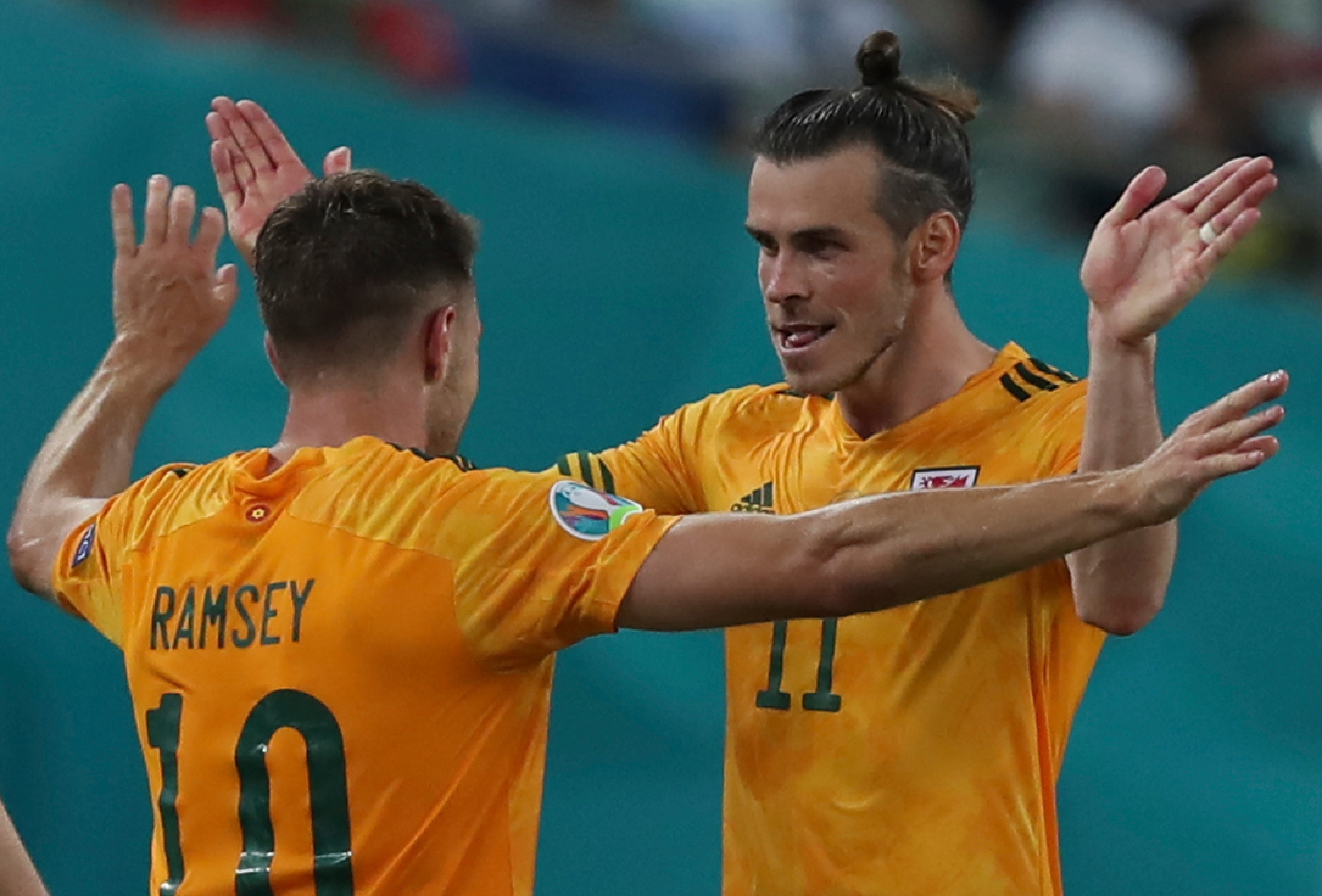 Gareth Bale and Aaron Ramsey