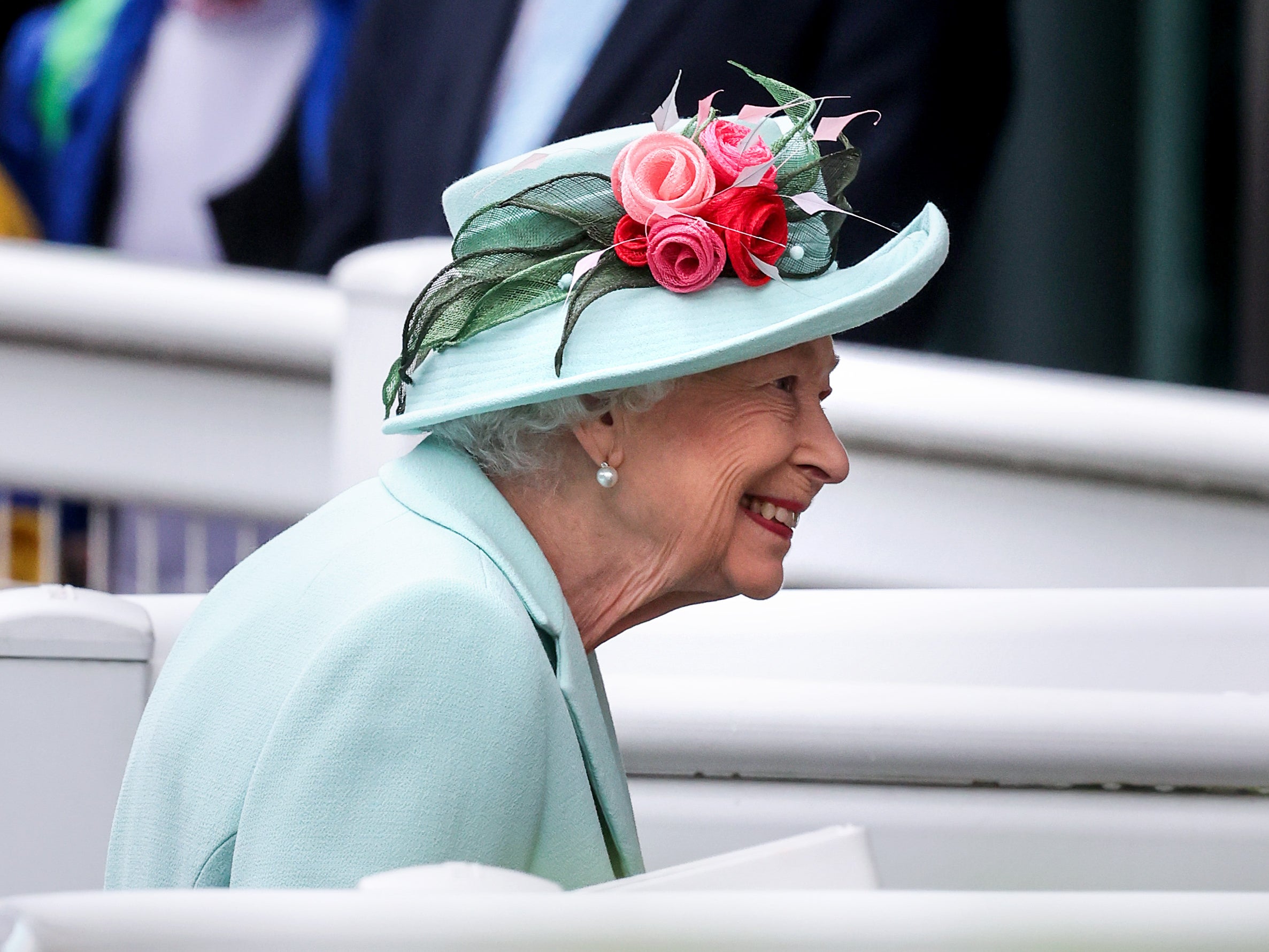Queen Elizabeth II arrives at Royal Ascot 2021 at Ascot Racecourse