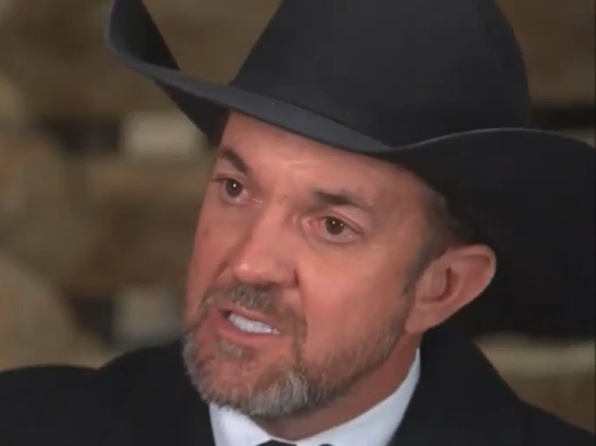 <p>Drew Griffin interviewed Couy Griffin in the unsettling report that ran on Anderson Cooper 360 on Friday</p>