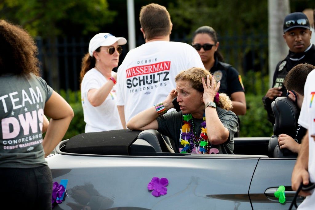 Driver hits 2 at start of Pride parade in South Florida Fort Lauderdale Debbie Wasserman Schultz Democratic