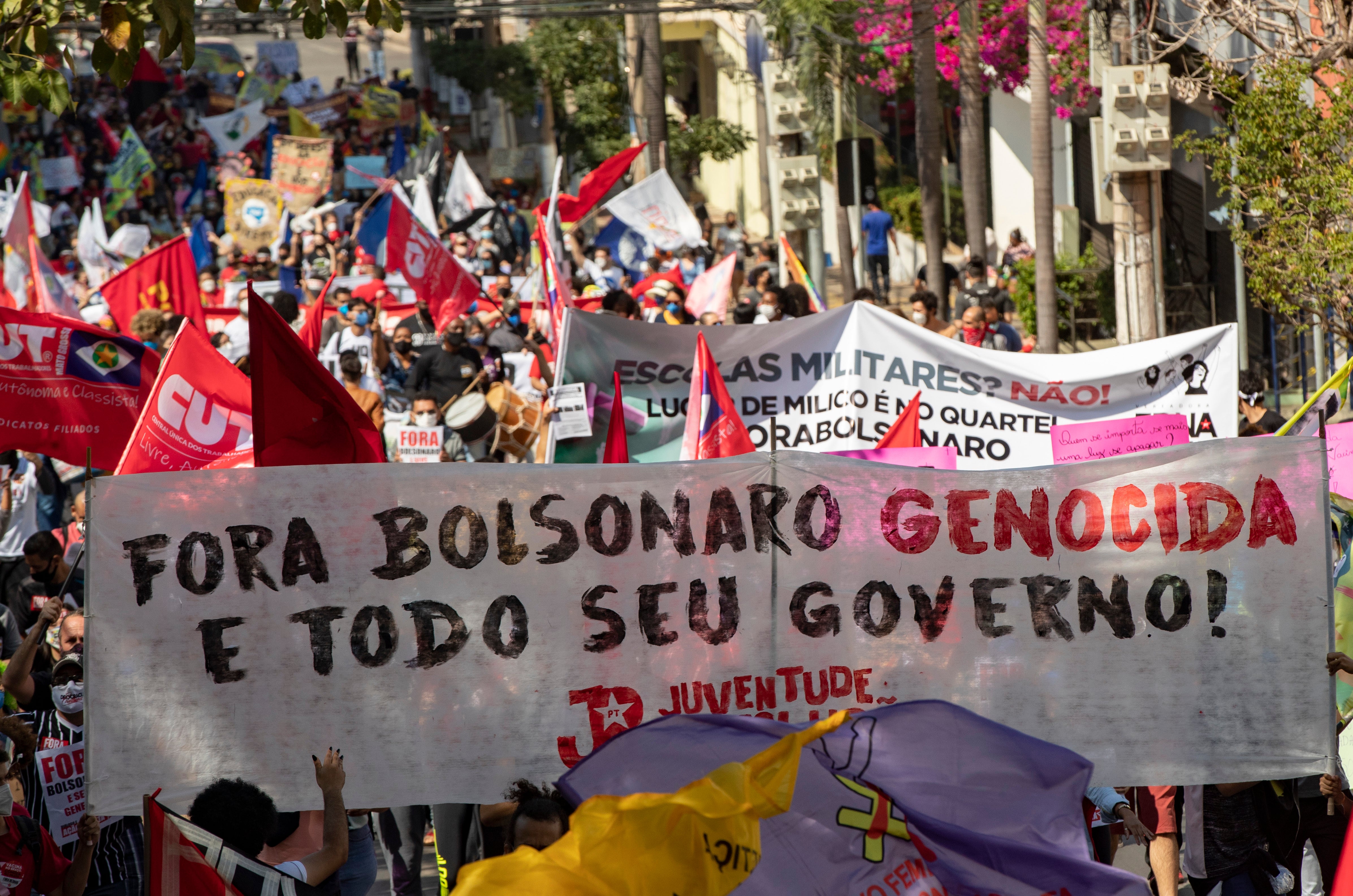 Brazil’s President Jair Bolsonaro has been castigated for his mishandling of Covid-19