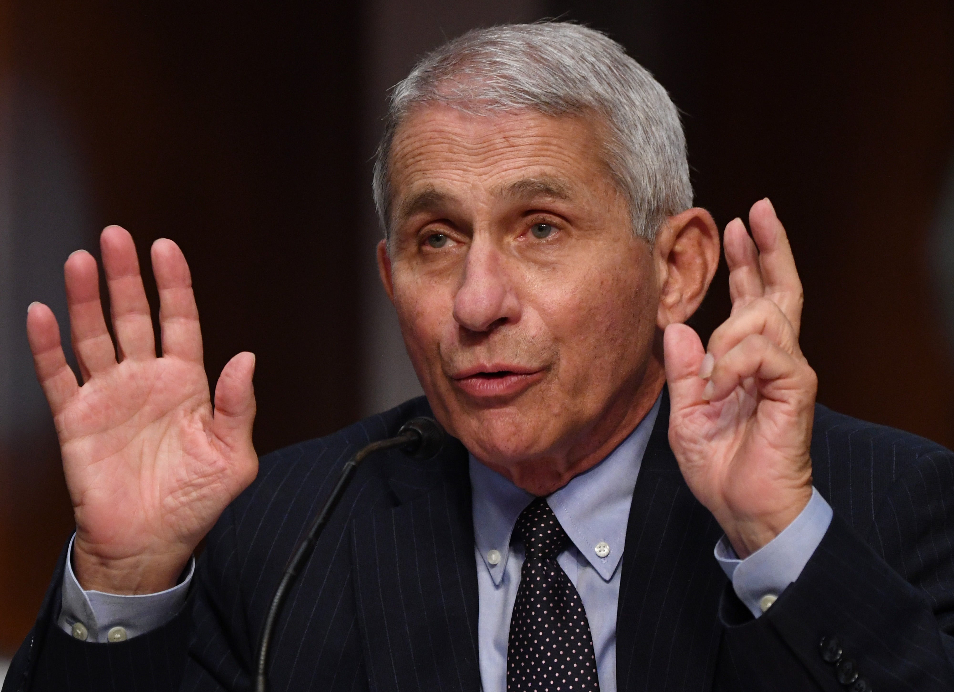 Dr. Anthony Fauci, director of the National Institute for Allergy and Infectious Diseases, testifies before the Senate Health, Education, Labor and Pensions (HELP) Committee hearing on Capitol Hill in Washington DC on 30 June, 2020 in Washington, DC.