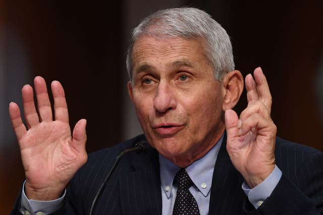<p>Dr. Anthony Fauci, director of the National Institute for Allergy and Infectious Diseases, testifies before the Senate Health, Education, Labor and Pensions (HELP) Committee hearing on Capitol Hill in Washington DC on 30 June, 2020 in Washington, DC.</p>