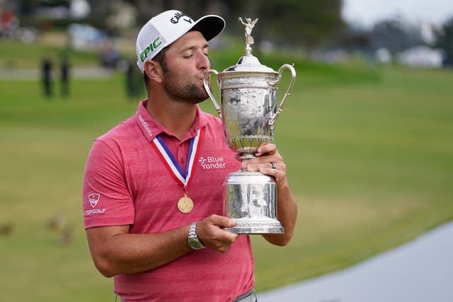 <p>Jon Rahm won the US Open</p>