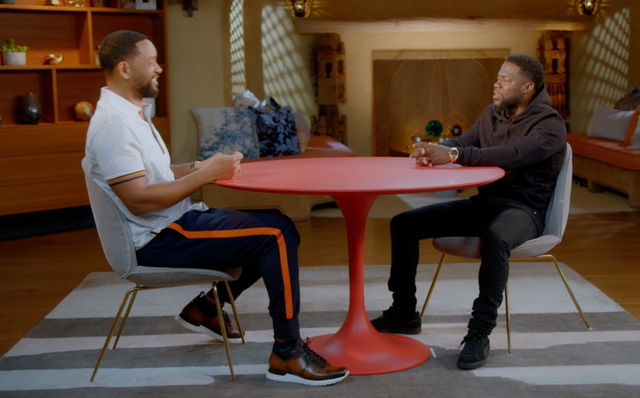 <p>Will Smith and Kevin Hart talk about fatherhood on Red Table Talk</p>