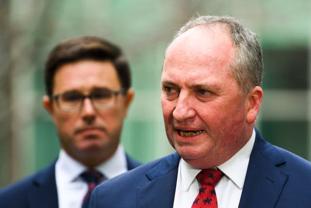 <p>File photo: Australia’s deputy prime minister, Barnaby Joyce, has tested positive for coronavirus after visit to the UK </p>