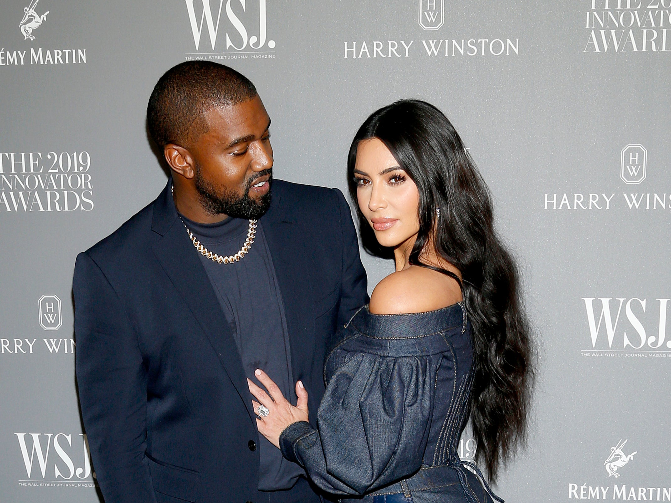 Kim Kardashian and Kanye West at the WSJ. Magazine 2019 Innovator Awards