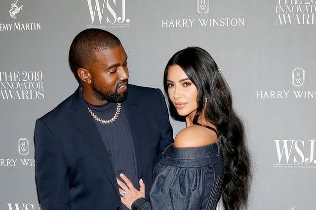 <p>Kim Kardashian and Kanye West at the WSJ. Magazine 2019 Innovator Awards </p>