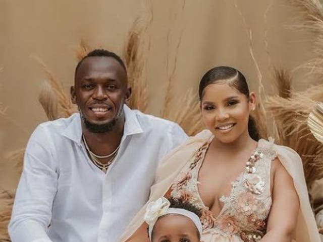 <p>Usain Bolt and partner Kasi Bennett introduce their twin sons</p>
