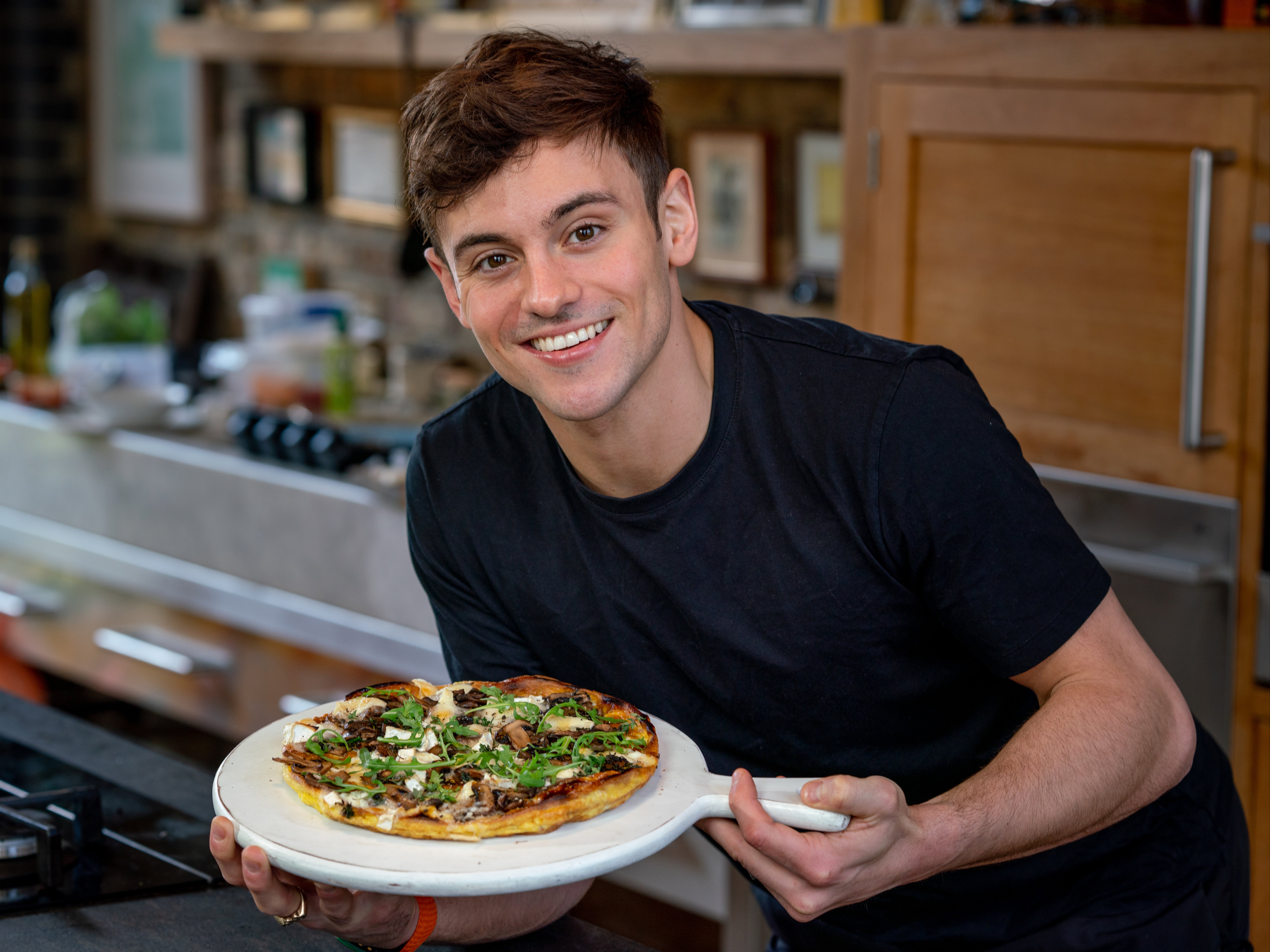 Tom Daley posts picture of his multi-sectioned frying pan on