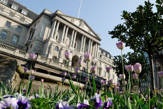<p>Bloom time: The Bank of England will announce its interest rate decision on Thursday </p>
