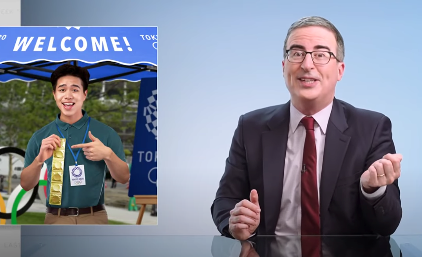 <p>John Oliver on Last Week Tonight</p>